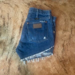 Custom made wrangler cutoffs from fire gypsy vintage - never worn